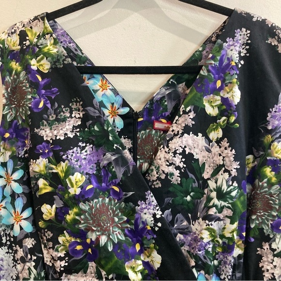 JOE BROWNS Sz 26 Floral Lined Bodice and Skirt w/ Tulle Zipper Closure Dress NEW - Picture 3 of 12